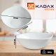 Kadax KADAX Salaterka Miska Szklana 19cm Przekąski Biała 2
