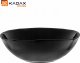 Kadax Salaterka Miska Szklana 19cm Do Zupy Czarna 3szt 4