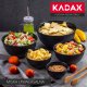 Kadax Miska Kuchenna Plastikowa Do Sałatek 1 L Antracyt 1