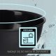 Kadax Miska Kuchenna Plastikowa Do Sałatek 1 L Antracyt 5