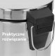 Kosz na śmieci Kadax na pedał stalowy 4