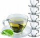 Kadax filiżanki Ze Spodkiem Do Kawy Herbaty 200ml 6szt. 1