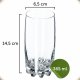 Kadax Komplet Szklanek Do Napojów Soków 6szt. 365ml 3