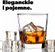 Kadax Szklanka Do Drinków Whisky Koniaku 250ml 6szt 4