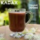 Kadax Szklanki Z Uchem Do Napojów Latte Kawy 300ml 6x 4