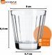 Kadax Szklanka Do Drinków 175ml Whisky Napojów Wody Soku 2