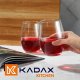 Kadax Zestaw Szklanek 580ml Szklanki Do Napojów 4szt 7
