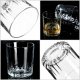 Kadax Szklanki Do Whisky Drinków Soku 280ml Zestaw 6szt 9