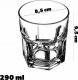 Kadax Szklanki 290ml Zestaw 6szt Do Whisky Drinków Soku 3