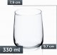 Kadax Szklanka Do Napojów Soków Drinków 6 szt 330 ml 3