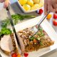 Kadax Widelec Do Mięsa Wędlin Grill Stal Nierdzewna 33cm 3