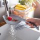 Kadax Cedzak Sitko Kuchenne Plastikowe Z Rączką Szary 1