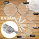 Kadax Sitko Kuchenne Nierdzewne Przesiewacz Mąki 10 cm 7