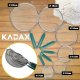 Kadax Sitko Kuchenne Nierdzewne Przesiewacz Mąki 12 cm 2