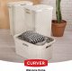 Kosz na pranie Kadax Curver Kosz Na Pranie Do Magla 45 L Kremowy 2