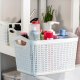 Kosz na pranie Kadax Pojemnik Pudełko 6,6L Organizer Kosz Biały 2szt 2