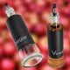 Kadax Dozownik Szklany Butelka Na Oliwę Ocet 320ml Czerń 5