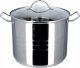 Kadax Garnek Stalowy Z Pokrywką Indukcja 28 cm 13,5 L 1