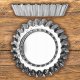 Kadax Foremki Do Tartaletek Babeczek Metal 10cm 6 szt. 7