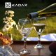 Kadax KADAX Kieliszki Do Wina Białego 245ml Zestaw 6szt 4