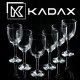 Kadax KADAX Kieliszki Do Wina 290ml Komplet 6szt Szkło 4