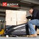 Folia stretch Kadax Folia Stretch Strecz Czarna Mocna Kryjąca 3kg 300M 3