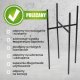 Kadax Kwietnik Metalowy Stojak Na Kwiaty Do Salonu 67 cm 4