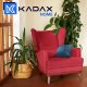 Kadax Poduszka 50x50 cm Dekoracyjna Wkład Welur Granat 6