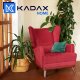 Kadax Poduszka 50x50 cm Dekoracyjna Wkład Welur Zielona 6
