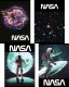MAJEWSKI Zeszyt A5 32k linia podwójna dwukolorowa laminowany SPACE ADVENTURE z lakierem miejscowym p15 mix cena za 1 szt 1