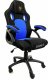 Krzesło biurowe Lugano Fotel obrotowy do biurka CARRERA M BLUE FABRIC 1