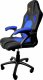 Krzesło biurowe Lugano Fotel obrotowy do biurka CARRERA M BLUE FABRIC 16