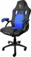 Krzesło biurowe Lugano Fotel obrotowy do biurka CARRERA M BLUE FABRIC 17