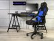 Krzesło biurowe Lugano Fotel obrotowy do biurka CARRERA M BLUE FABRIC 8