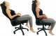Krzesło biurowe Lugano Fotel obrotowy do biurka CARRERA M BLACK FABRIC 12