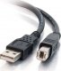 Kabel USB C2G USB-A - USB-B 2 m Czarny (28102) 1