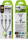 Kabel USB Wekome USB-A - USB-C + microUSB + Lightning 1.2 m Srebrny (WK-WDC-170_SILVER) 2