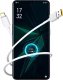 Kabel USB Oppo USB-A - USB-C 1 m Biały 3