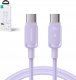 Kabel USB Joyroom USB-C - USB-C 1.2 m Fioletowy (JYR757) 1
