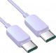 Kabel USB Joyroom USB-C - USB-C 1.2 m Fioletowy (JYR757) 2