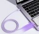 Kabel USB Joyroom USB-C - USB-C 1.2 m Fioletowy (JYR757) 7