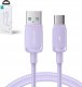 Kabel USB Joyroom USB-A - USB-C 1.2 m Fioletowy (JYR761) 2