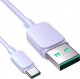Kabel USB Joyroom USB-A - USB-C 1.2 m Fioletowy (JYR761) 4