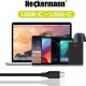 Kabel USB Heckermann USB-C - USB-C 2 m Czarny 4