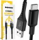 Kabel USB Heckermann USB-A - USB-C 2 m Czarny 1