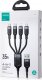 Kabel USB Joyroom USB-A - 2x USB-C + Lightning + microUSB 1.2 m Czarny (JYR776) 4