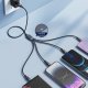 Kabel USB Joyroom USB-A - 2x USB-C + Lightning + microUSB 1.2 m Czarny (JYR777) 7