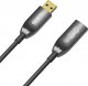 Kabel USB Claroc USB-A - USB-A 15 m Czarny (CLAROC-USBA-MF-15M) 2
