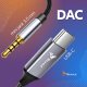 Kabel USB Reagle USB-C - mini Jack 3.5 mm 1.5 m Czarny 2