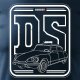 Topslang Koszulka z samochodem Citroen Citroenem DS 19 21 23 ID 19 21 męska granatowa S 1